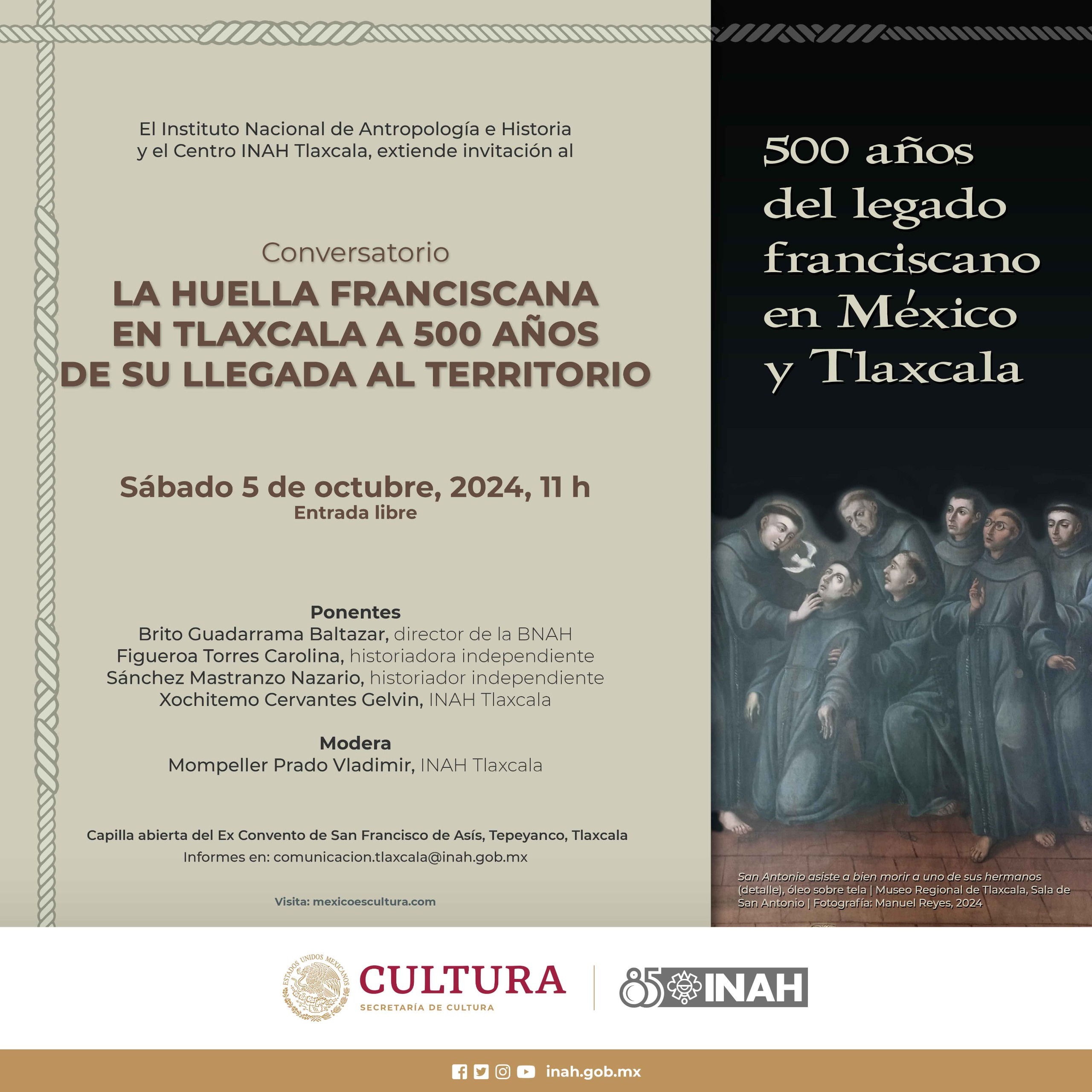 20241004 conversatorio legado franciscano Tlaxcala