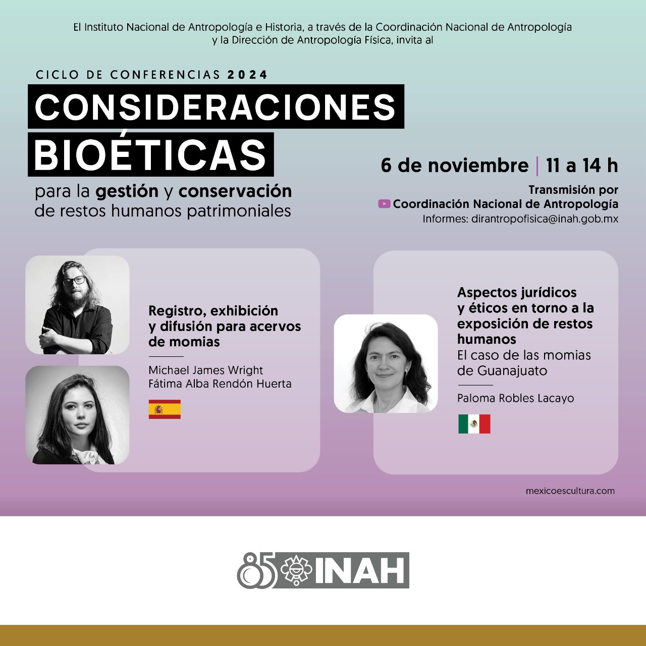 20241023 conferencias consideraciones bioeticas