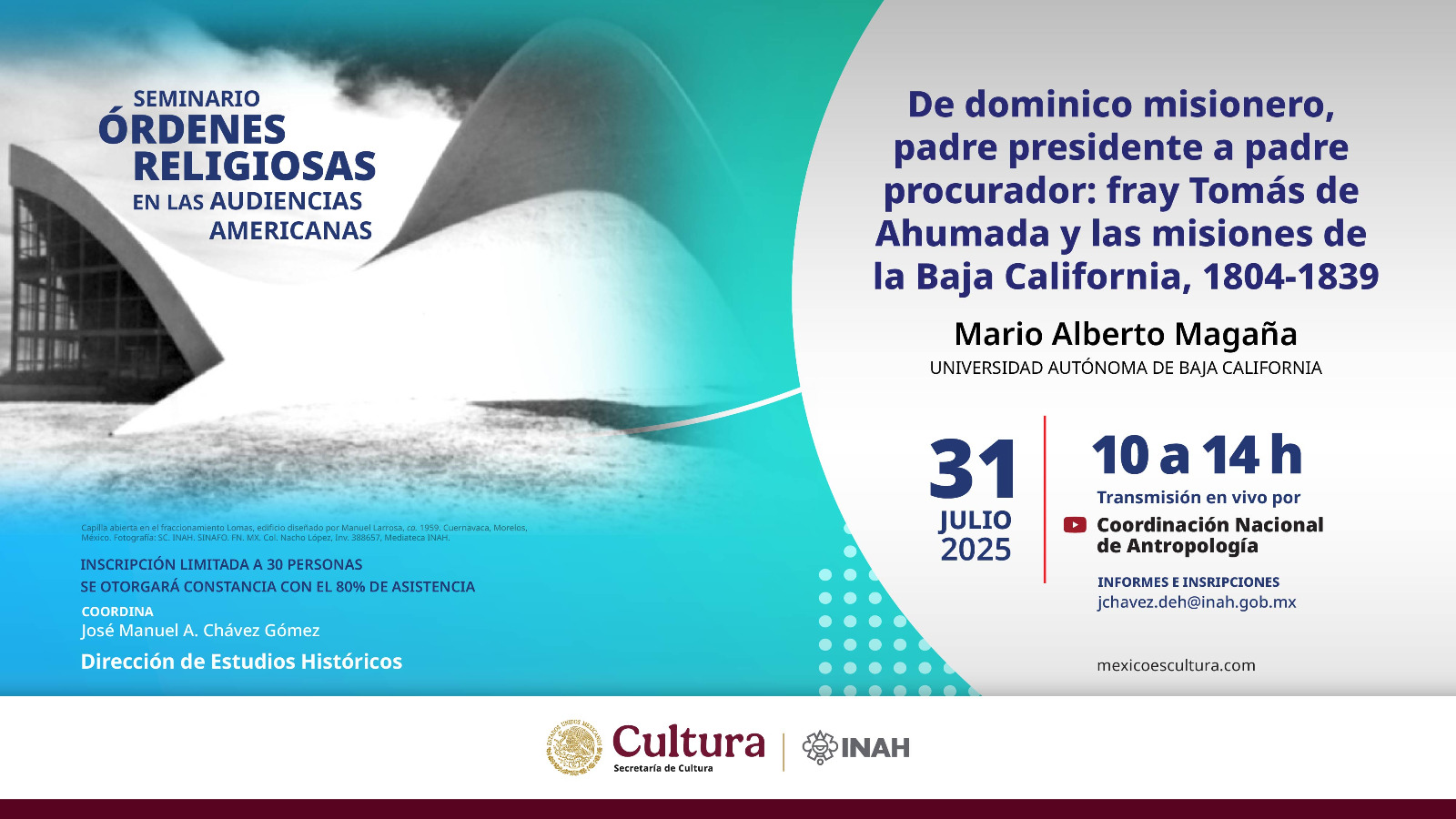 20250716 banner OrdenesReligiosas