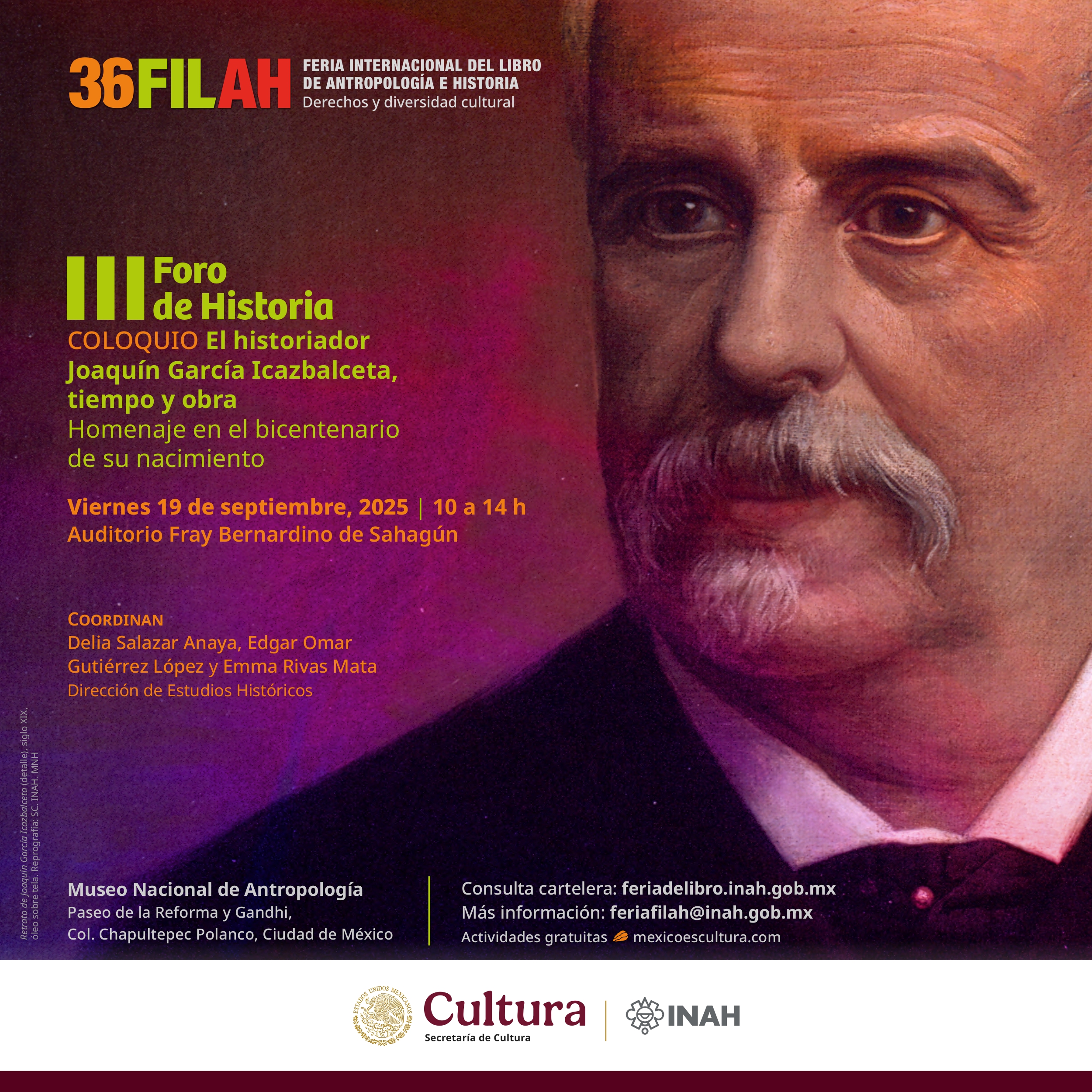 20250813 banner Programa III Foro Historia 36FILAH