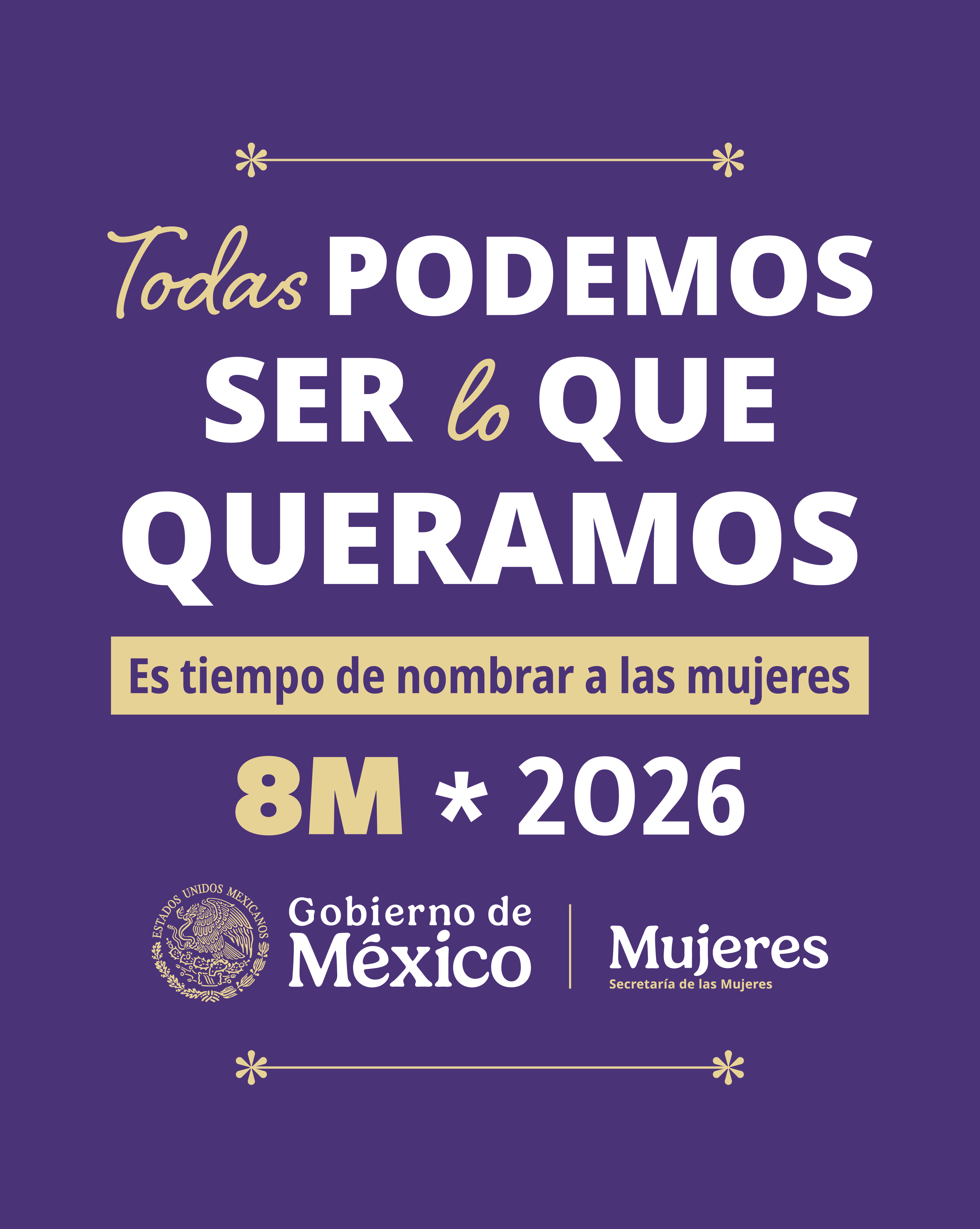 Cartel Conmemorativo 8M